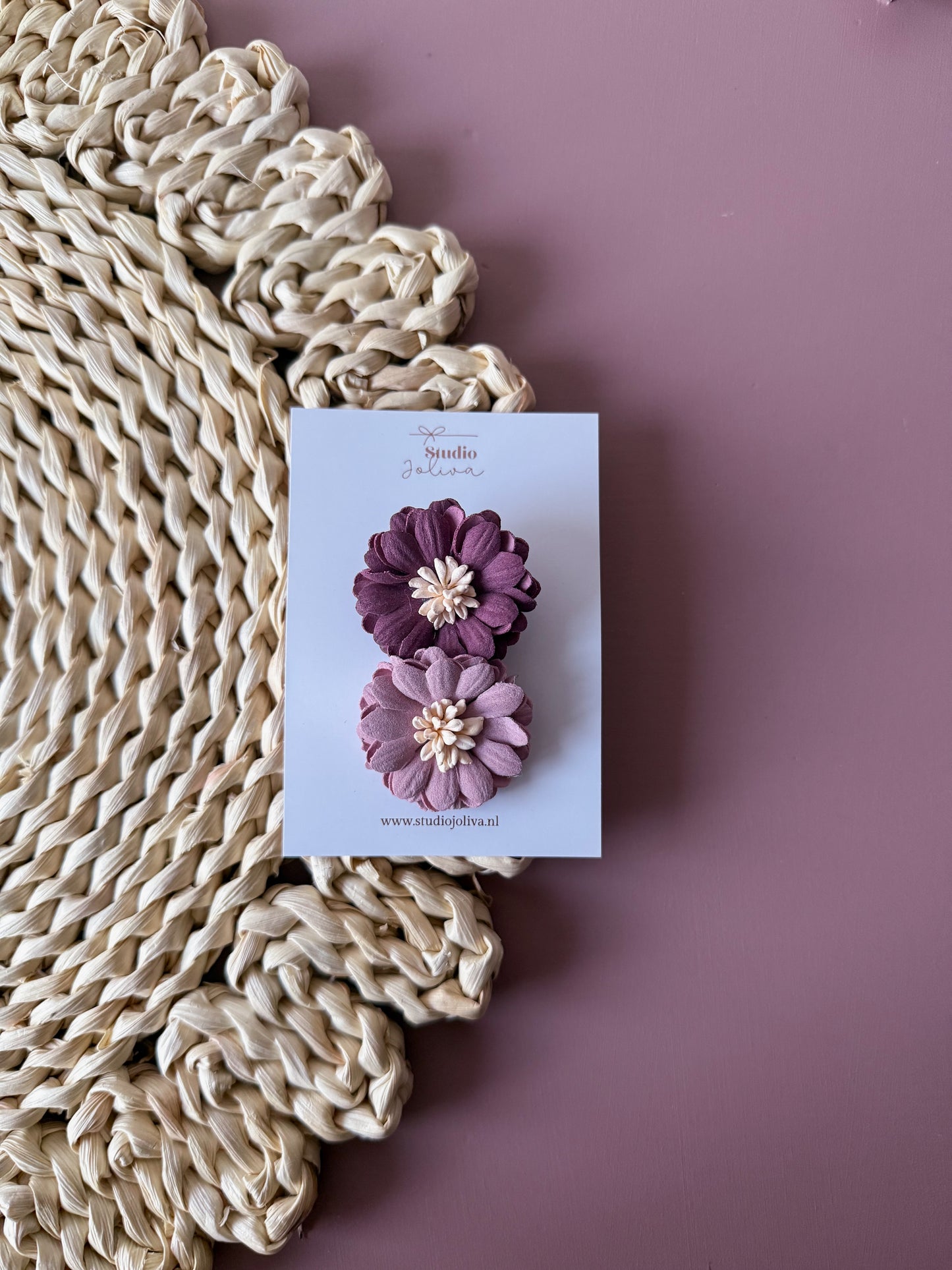 Alligator - Duo Bloem Paars - Studio Joliva