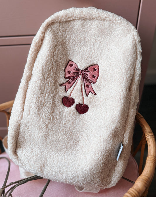 Teddy rugzak - Pretty berry bow