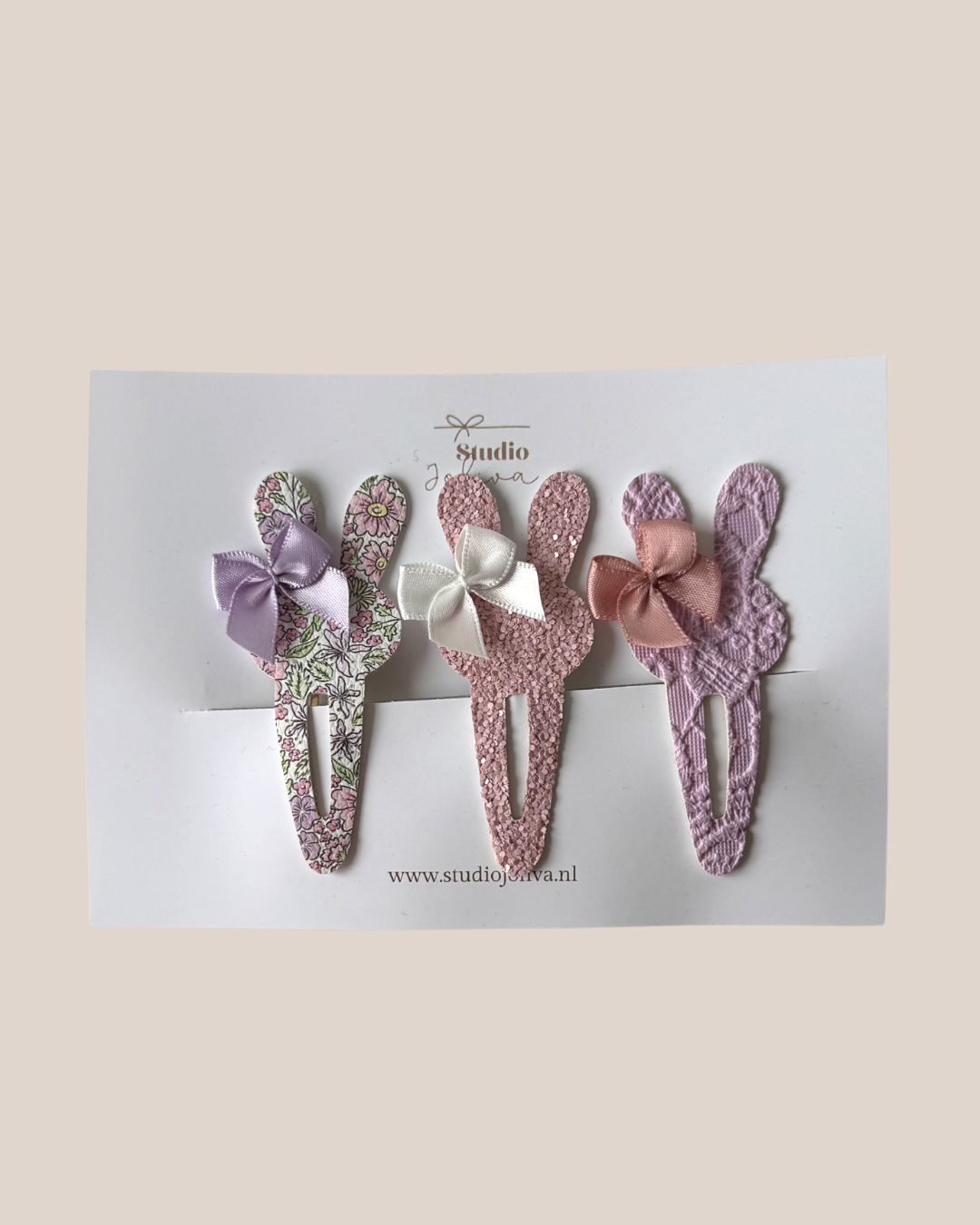 Haarspeldjes - Soft Spring Bunny Pink