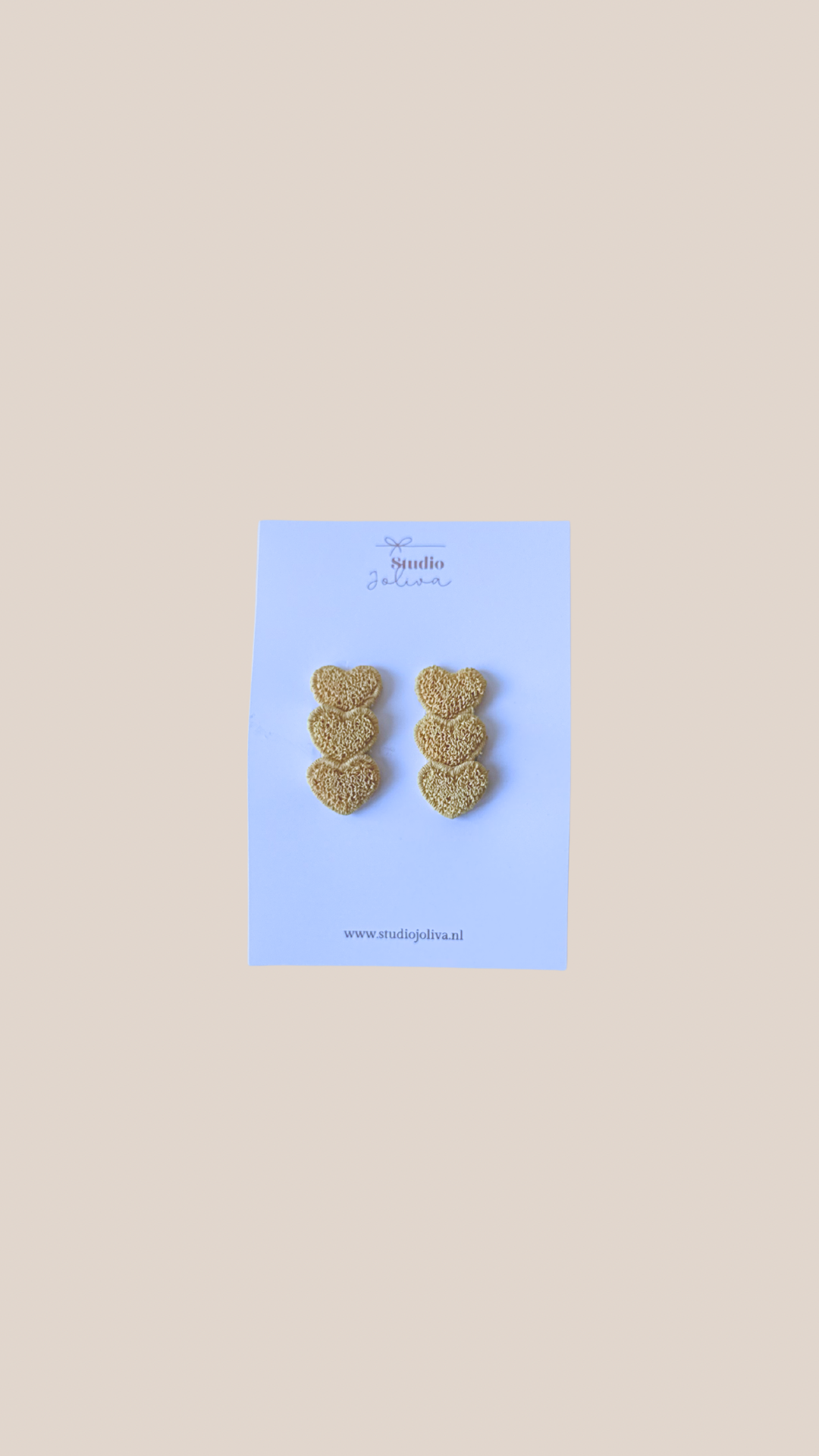 Haarspeld - Hartjes Butteryellow