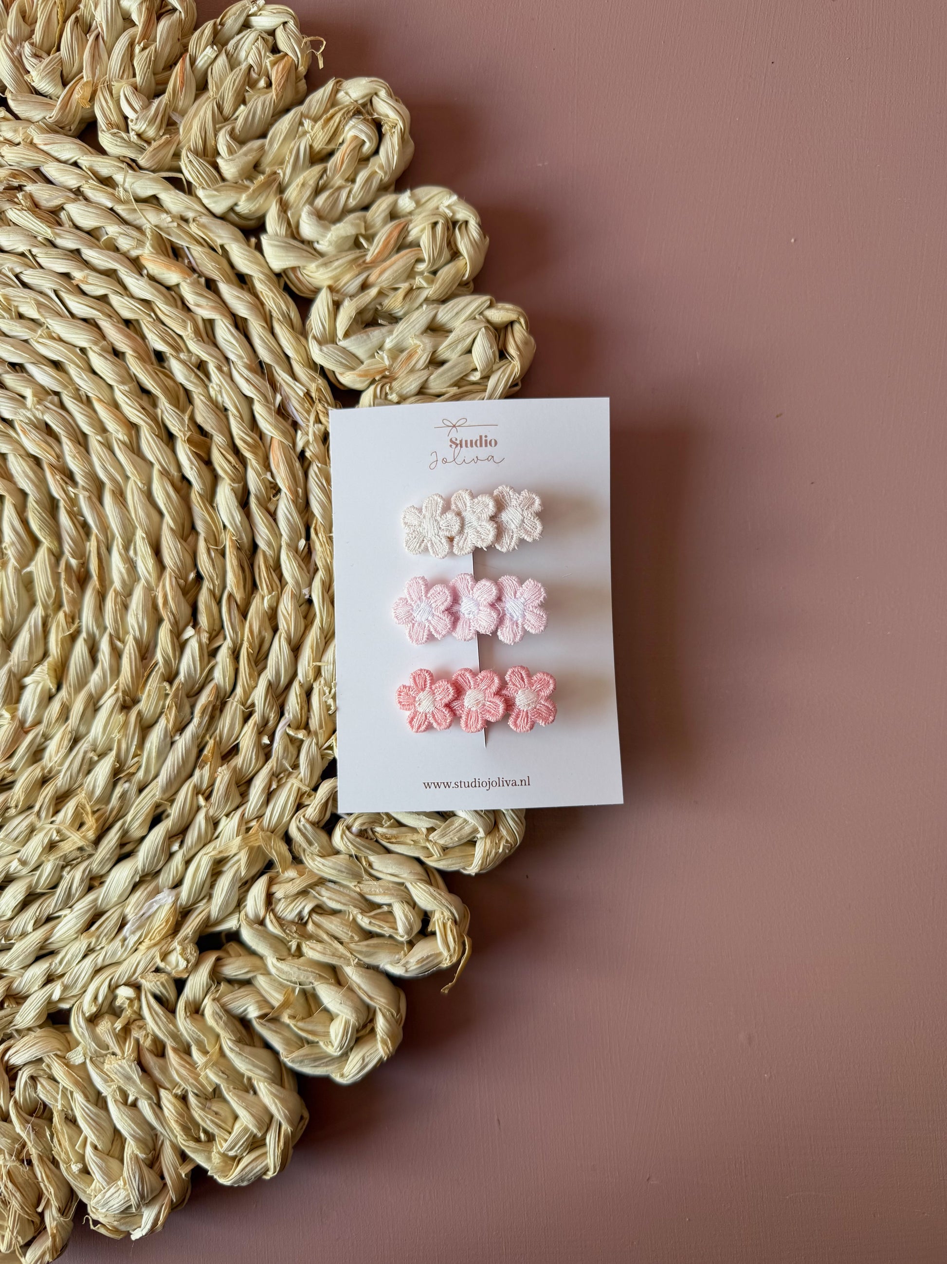 Haarspeldje - Trio Spring Flowers - Studio Joliva