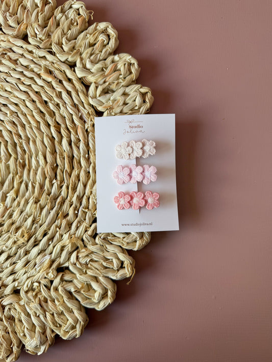 Haarspeldje - Trio Spring Flowers - Studio Joliva