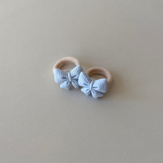 Elastiekjes - Strikje blauw - Studio Joliva