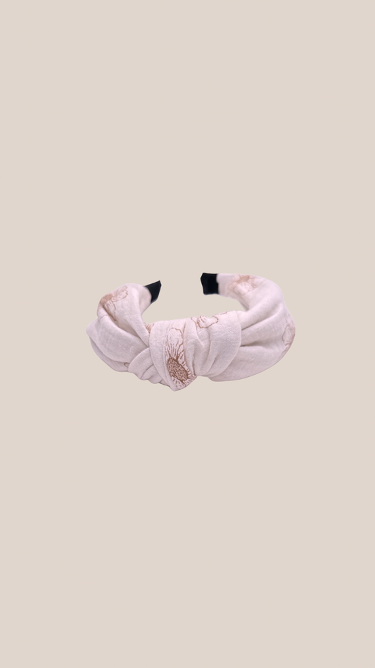 Haarband - Crème Flower