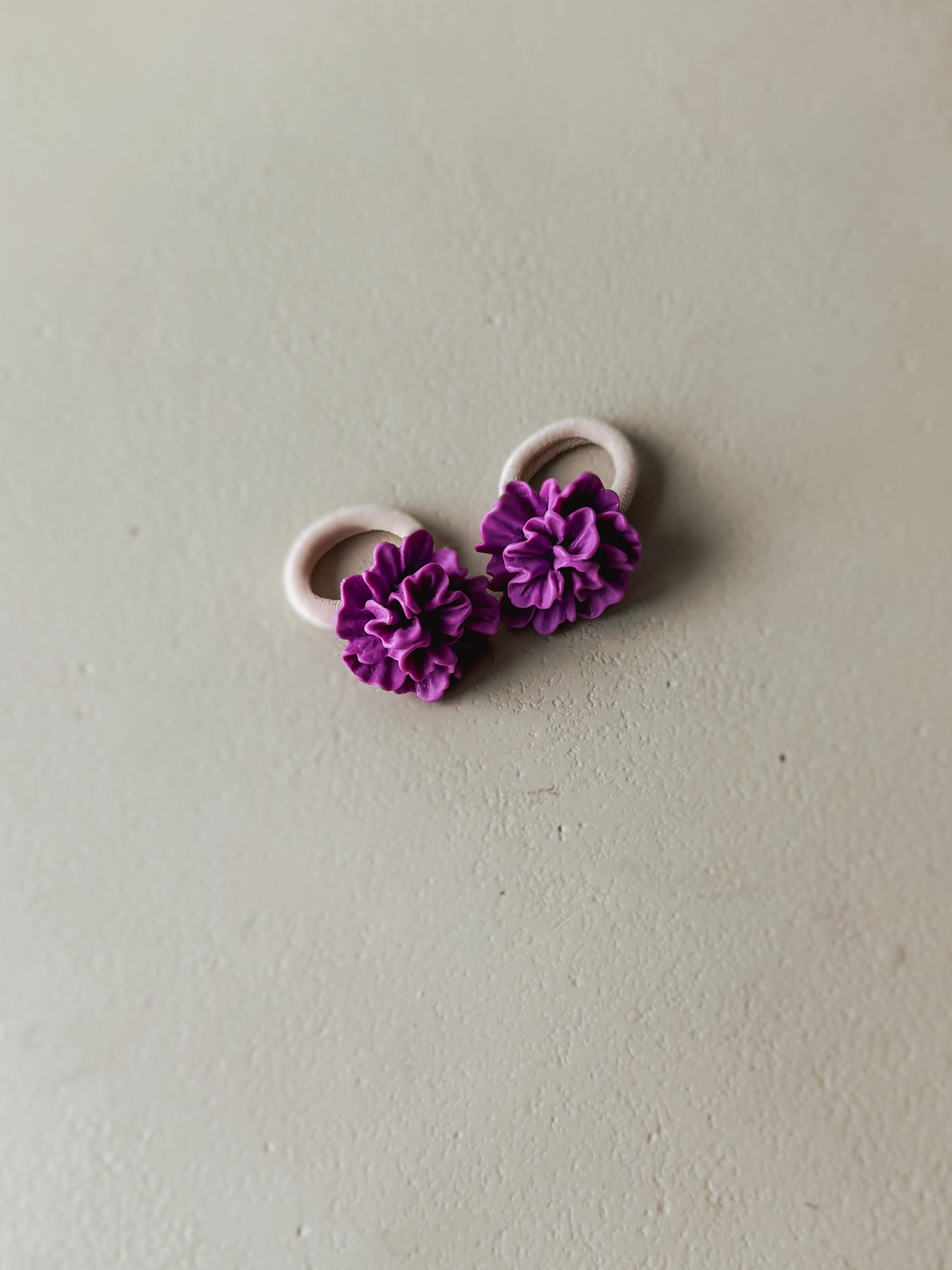 Haarelastiek - Bloesem Paars