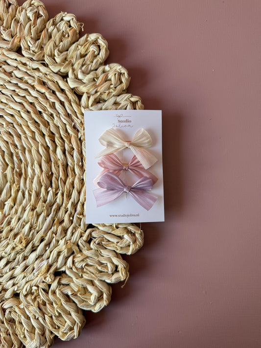 Trio silk strik - Soft Pastels - Studio Joliva