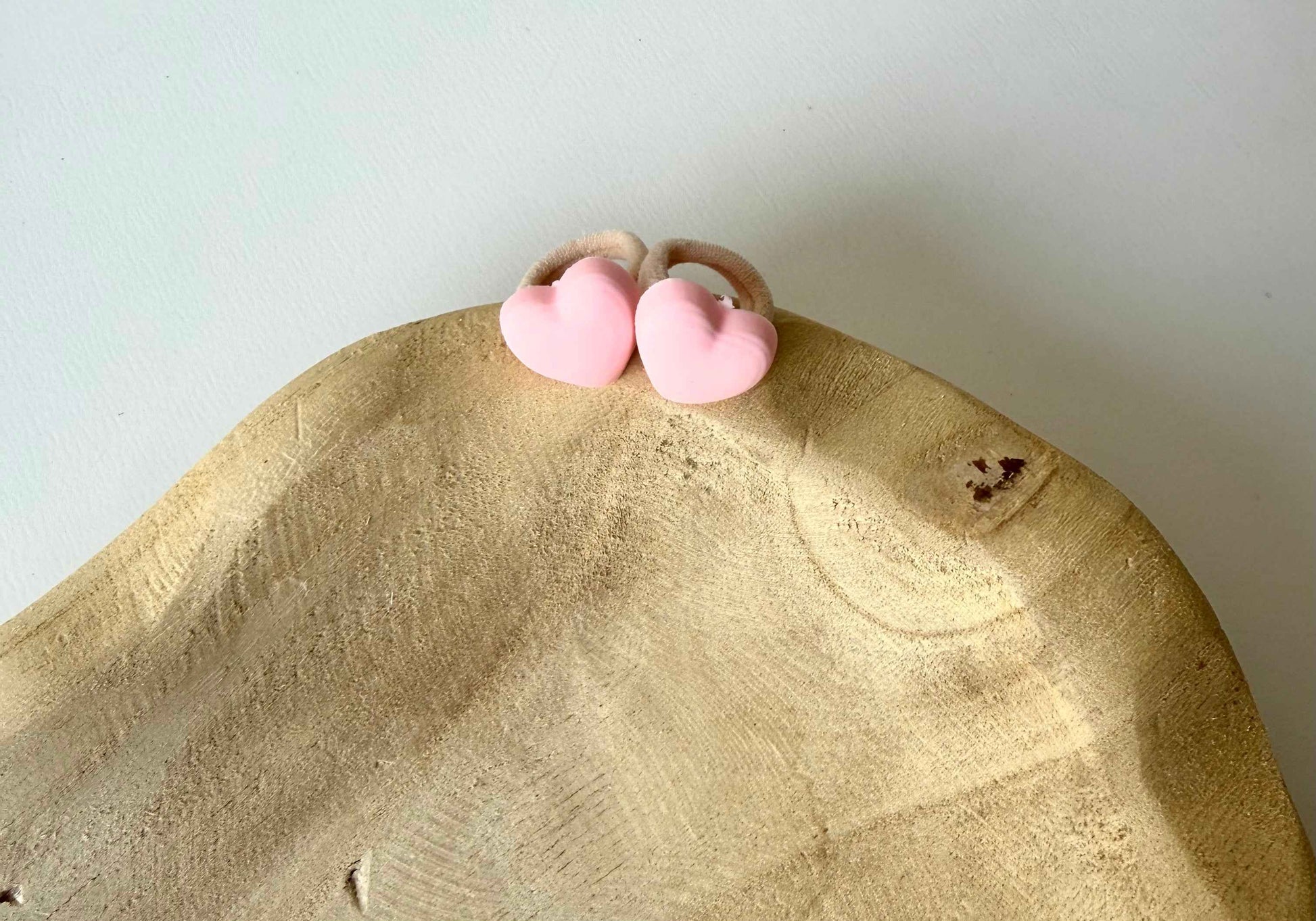 Elastiekjes - Hearts Pastelroze