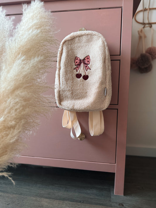 Teddy rugzak - Pretty berry bow