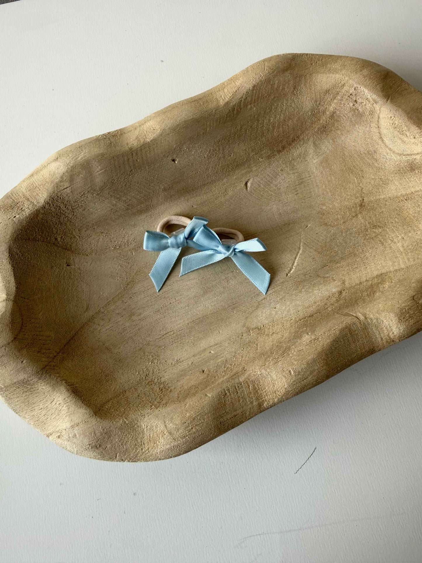 Elastiekjes - Strikje Pastelblauw