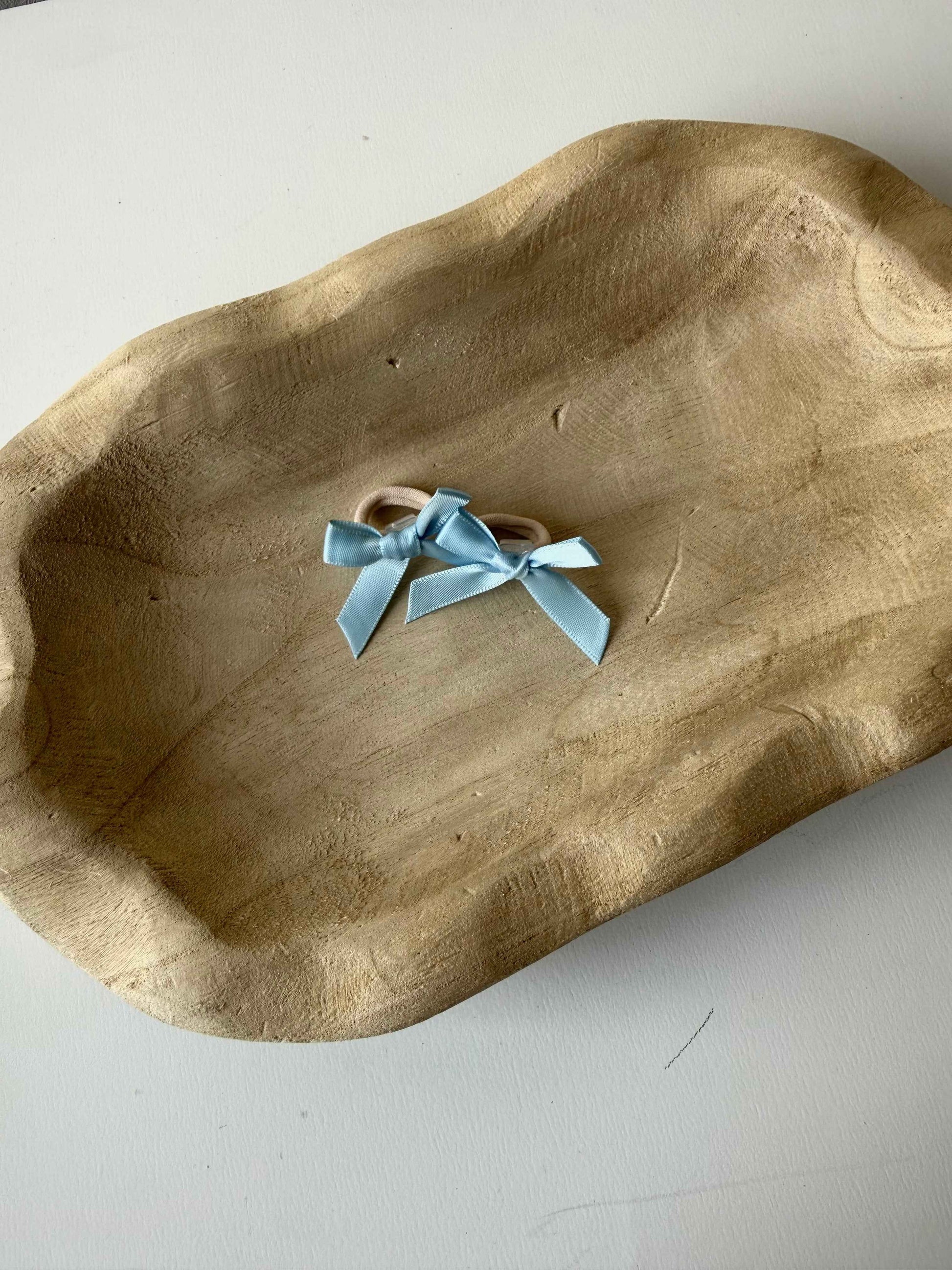 Elastiekjes - Strikje Pastelblauw