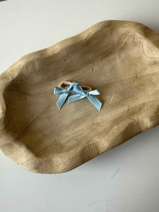Elastiekjes - Strikje Pastelblauw