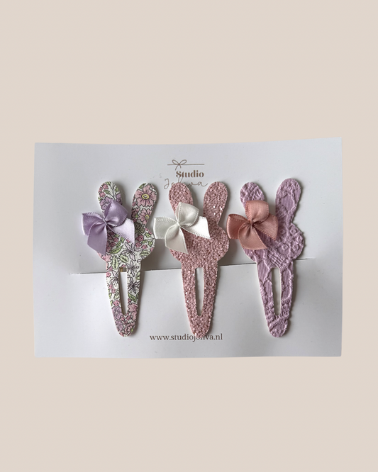 Haarspeldjes - Soft Spring Bunny Pink