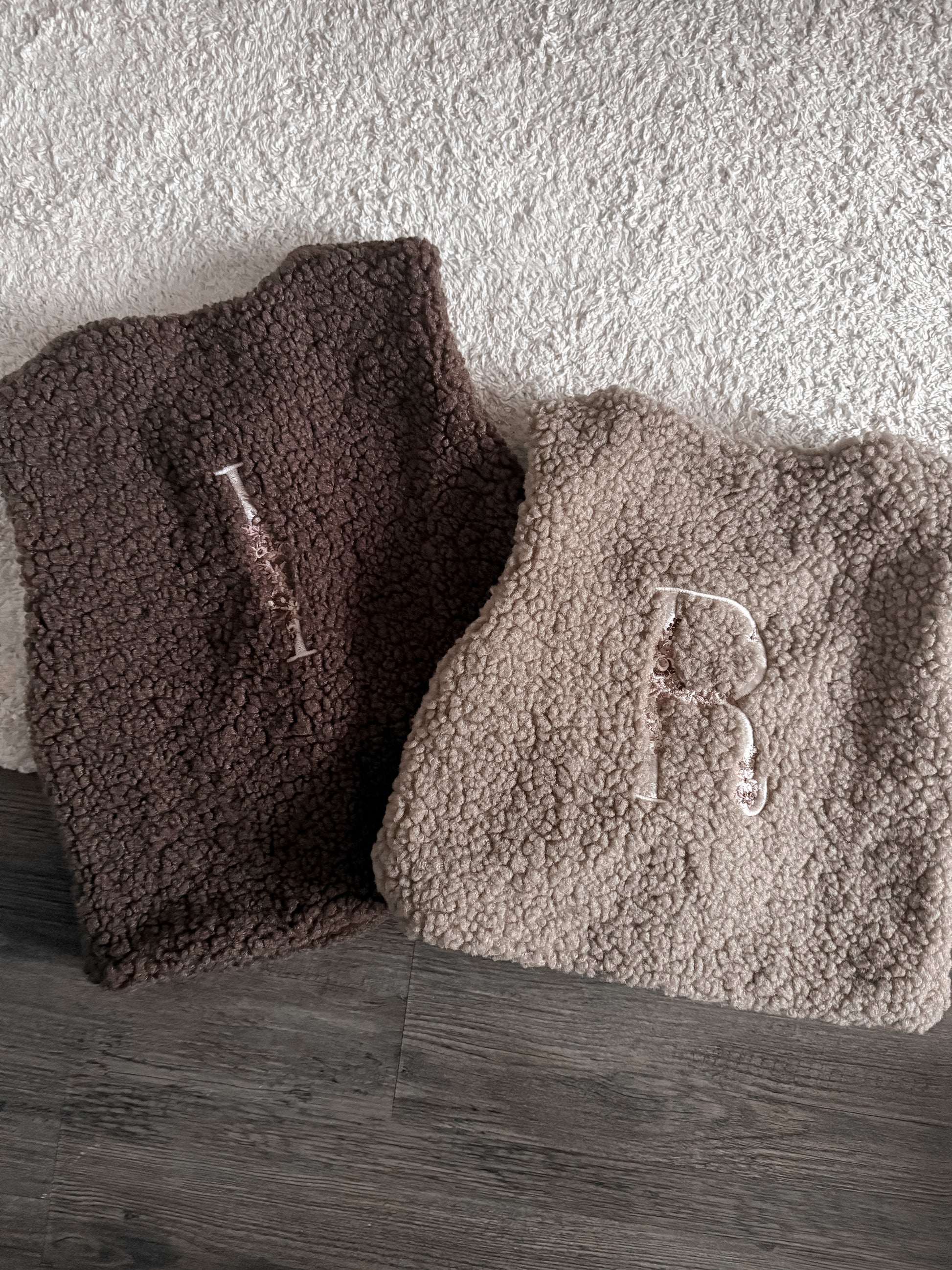 Teddy gilet - bruin - Studio Joliva