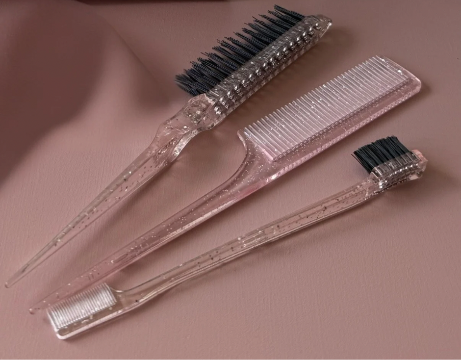 Set haartools - roze glitter - Studio Joliva
