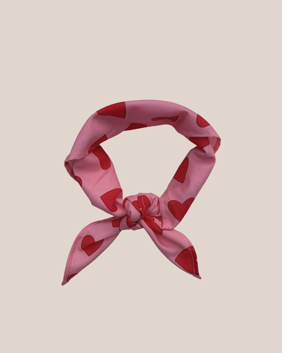 Bandana Sjaal - Roze & Rode Hartjes
