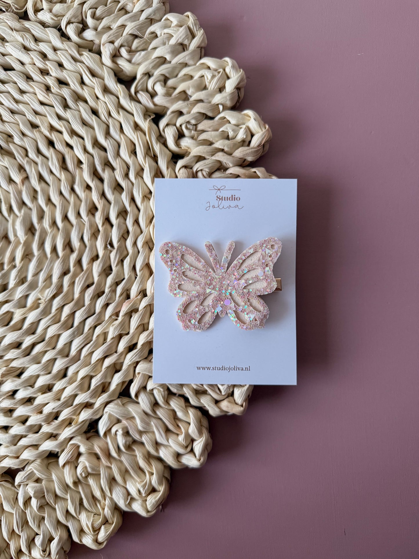 Alligator - Vlinder Beige - Studio Joliva