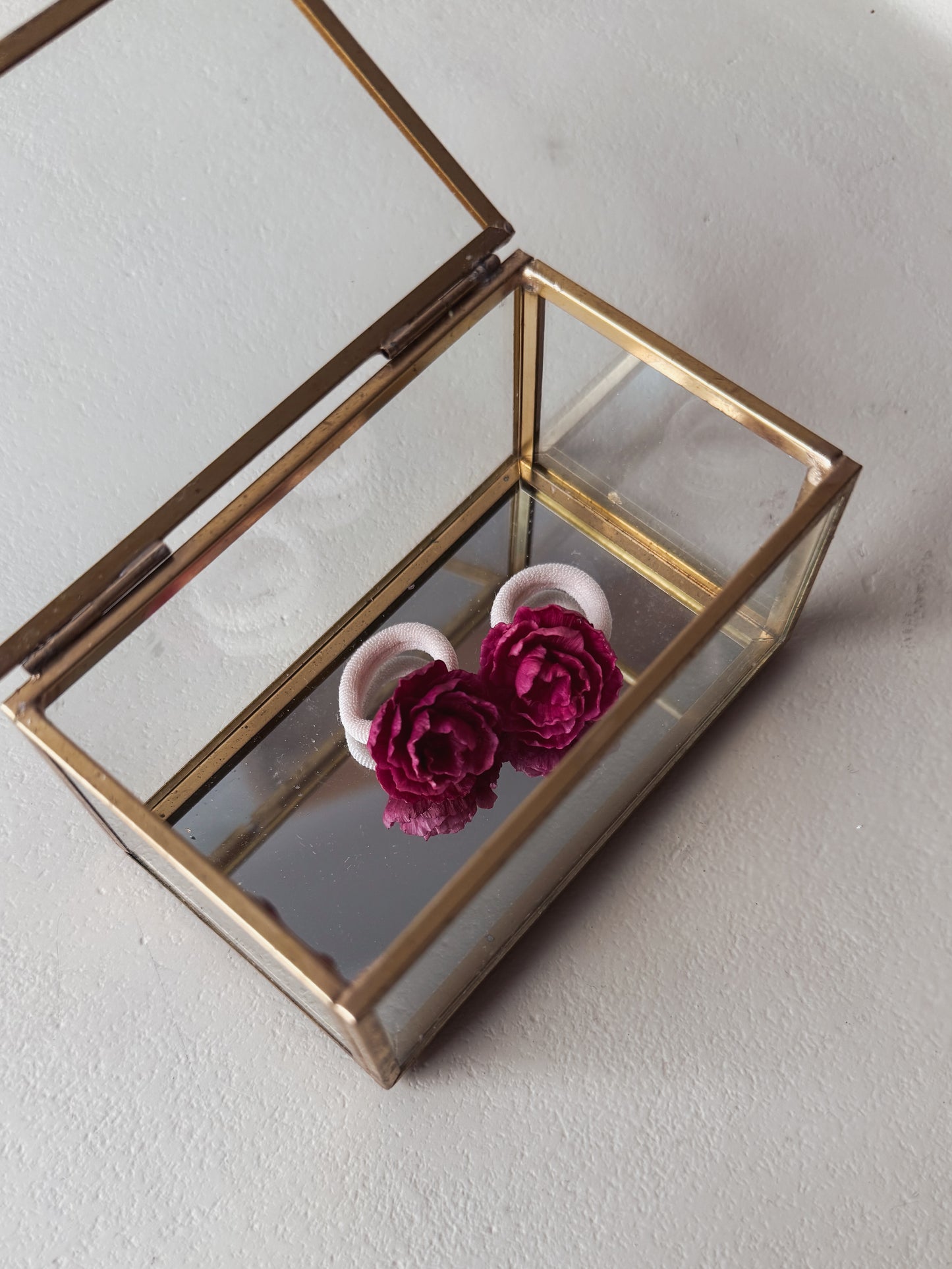 Elastiekjes - Pioenroos Donkerroze