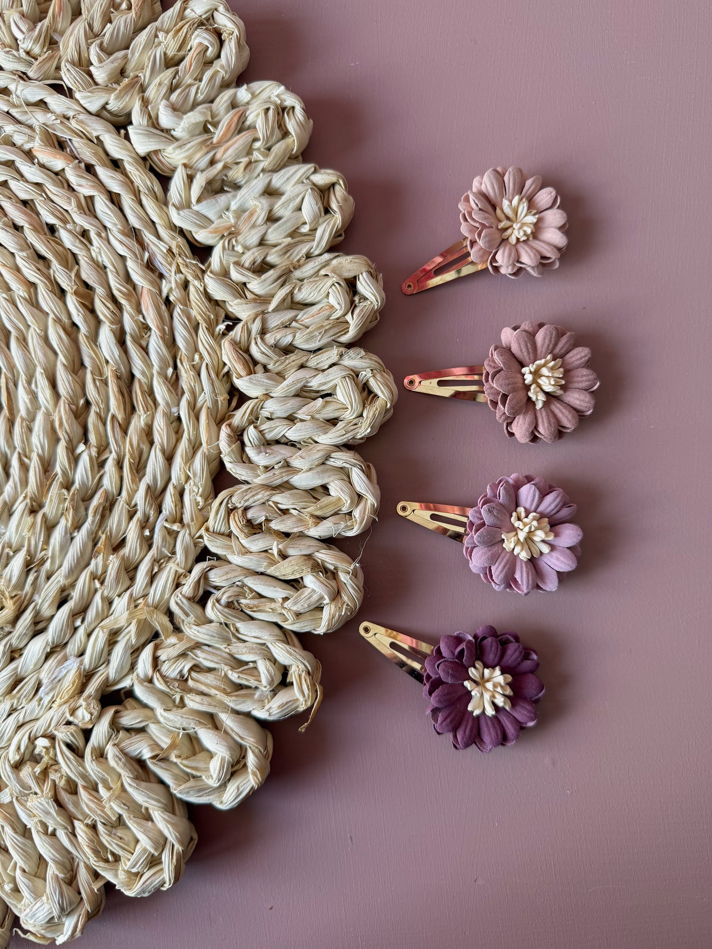 Haarspeld - Velvet Blossom Flower - Studio Joliva