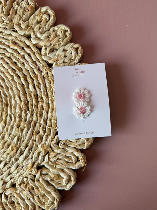 Haarspeldje - Madelief Roze - Studio Joliva