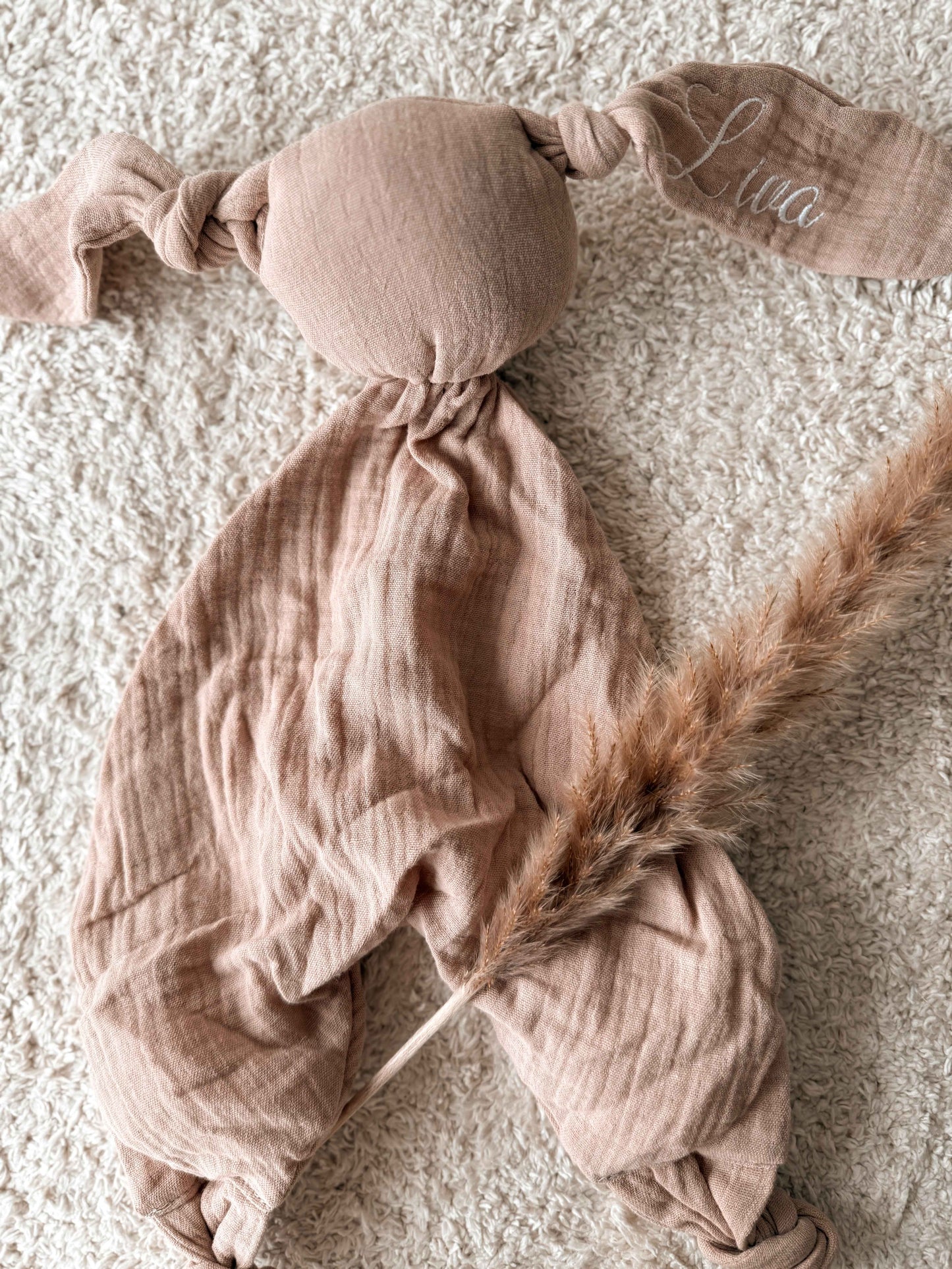 Tutpopje met naam - meerdere kleuren