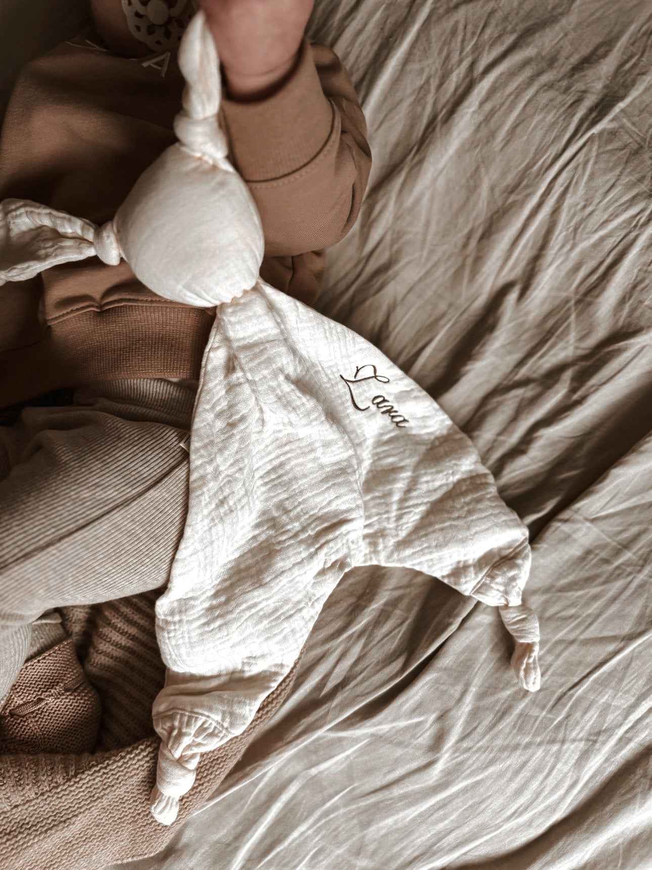 Tutpopje met naam - meerdere kleuren