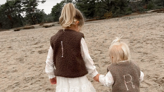 Teddy gilet - Taupe - Studio Joliva