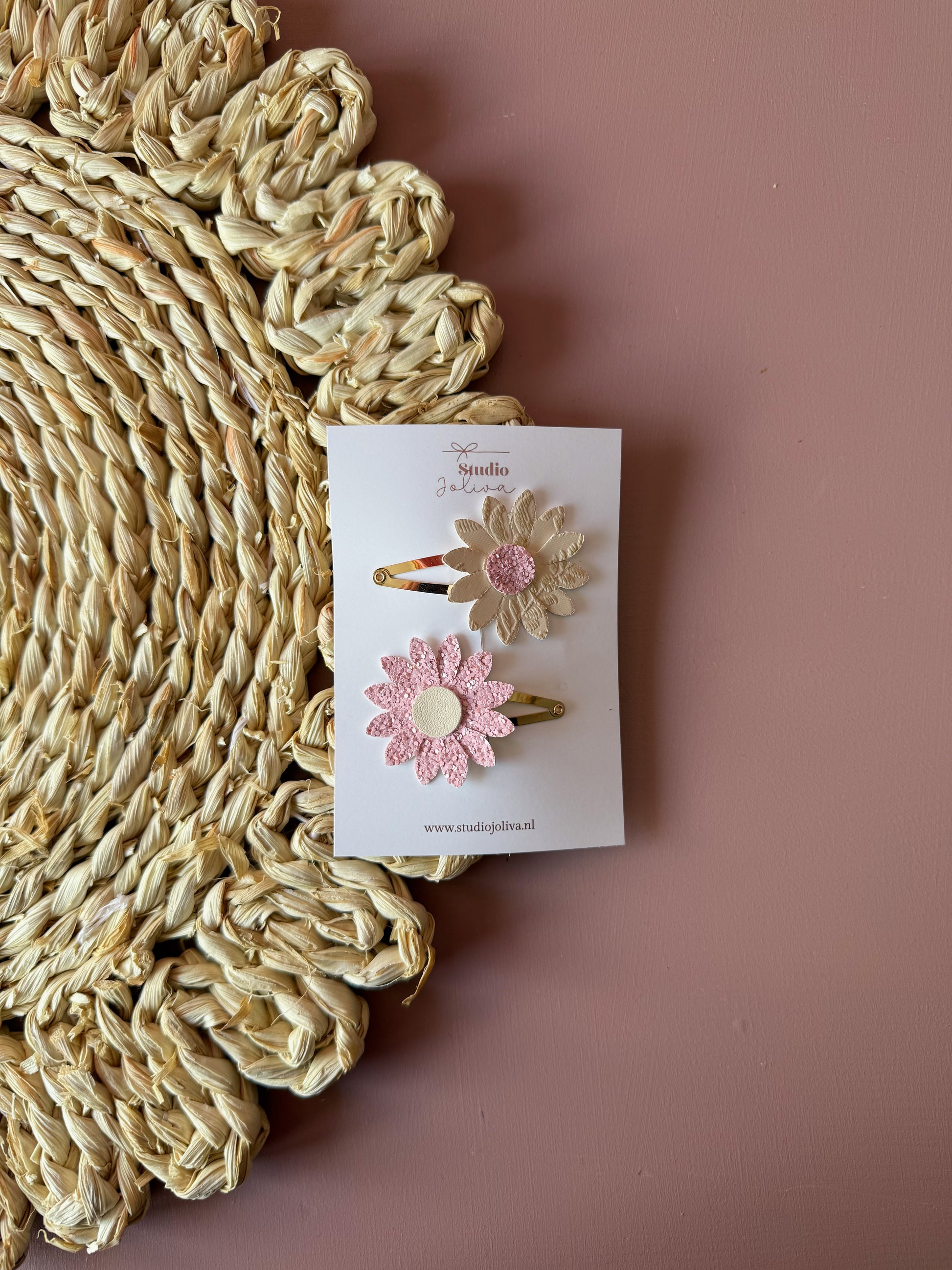 Flower Duo - Soft Pink - Studio Joliva