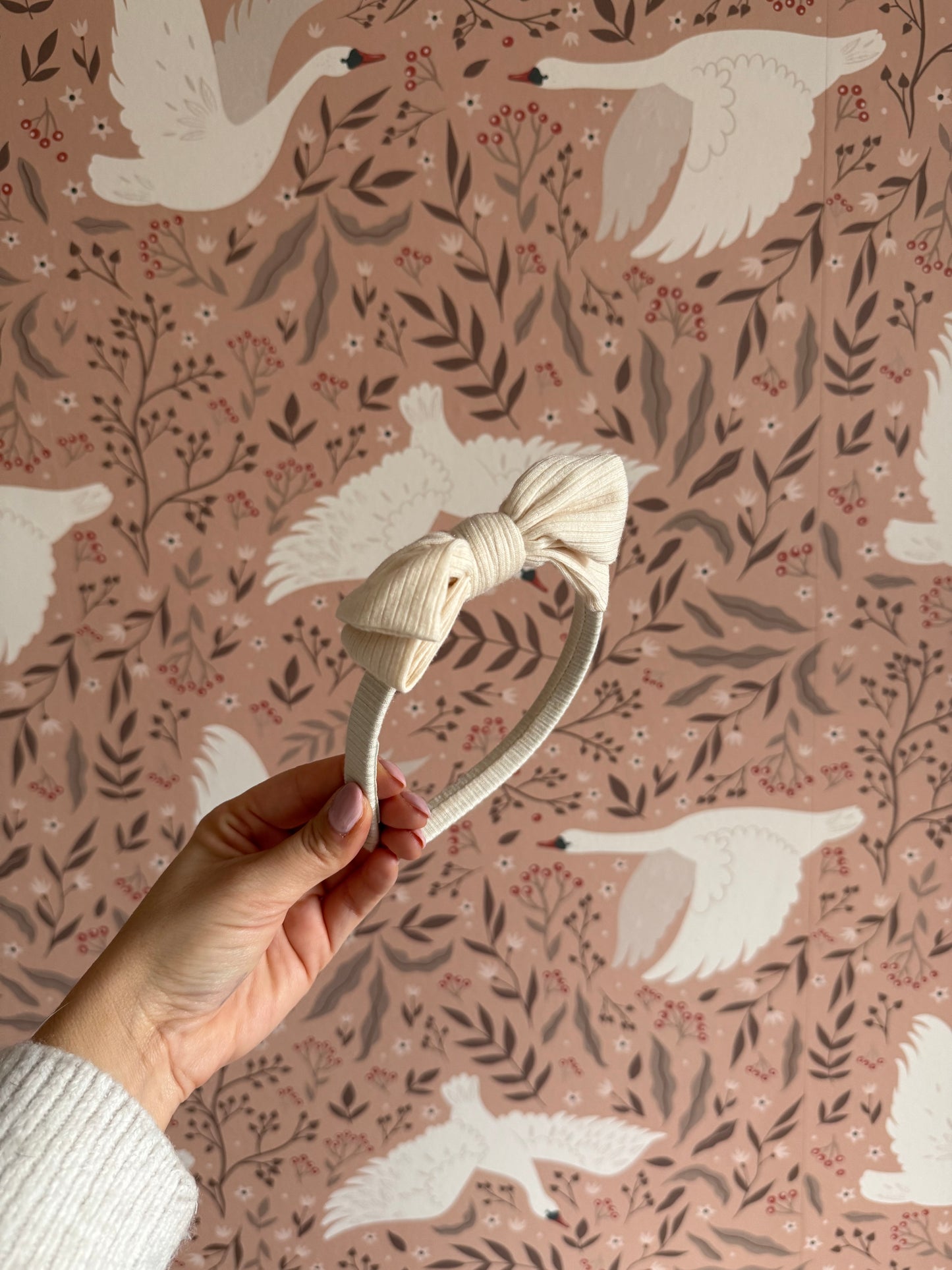 Haarband - crème 2 varianten - Studio Joliva