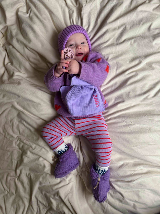 Speendoekje Hydrofiel  - Lila - Studio Joliva