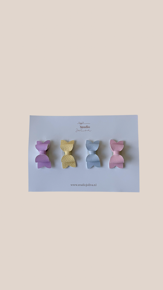 Set - Pastel Strikjes