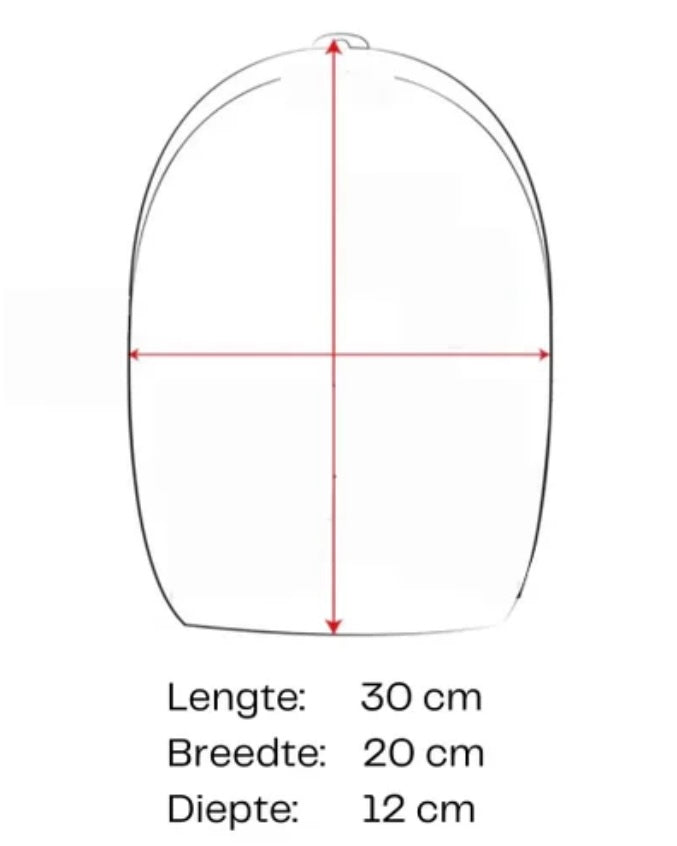 Leopard Rugzak met Naam – Cream/Brown | Studio Joliva - Studio Joliva