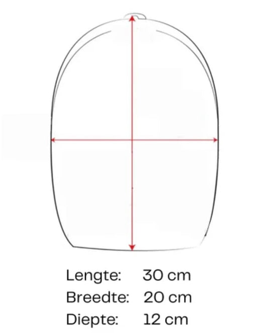 Leopard Rugzak met Naam – Cream/Brown | Studio Joliva - Studio Joliva