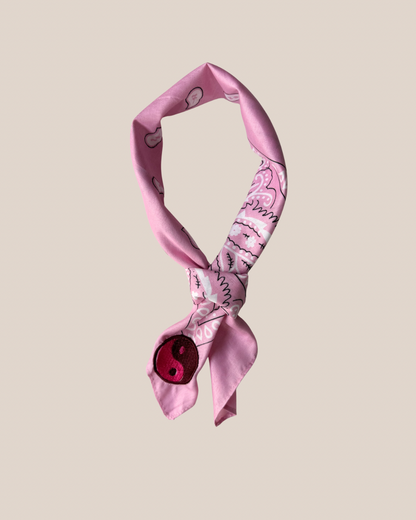 Bandana Sjaal - Classic Roze Jin Yang