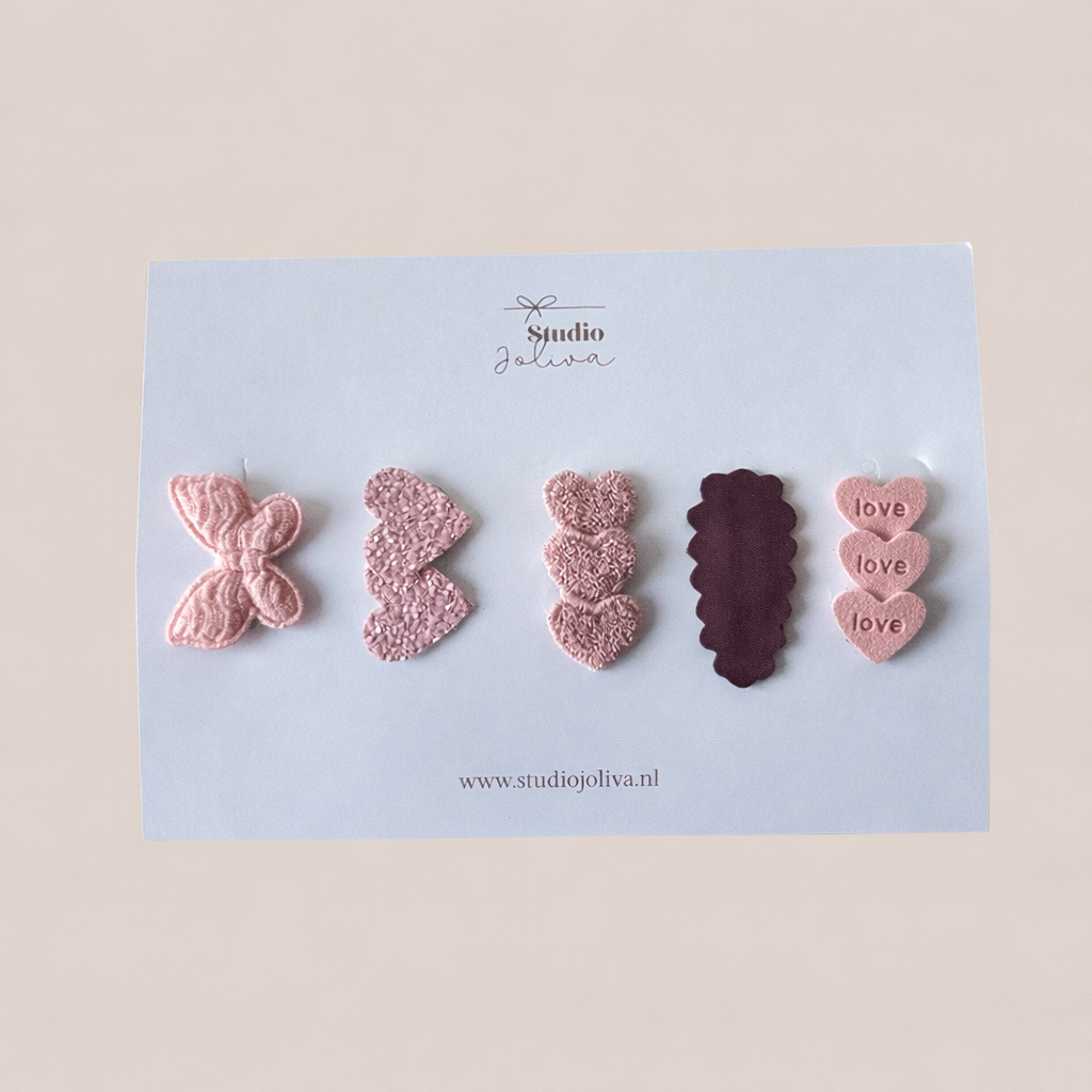 Antislipspeldjes - Love Pink