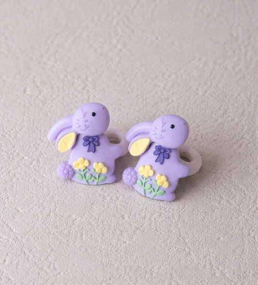 Elastiekjes - Hop Hop Bunny Paars