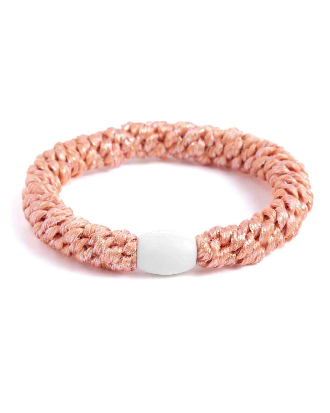 (Kopie) Banditz - Peach Glitter White bead