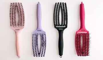 Olivia Garden Fingerbrush M - meerdere varianten — Black