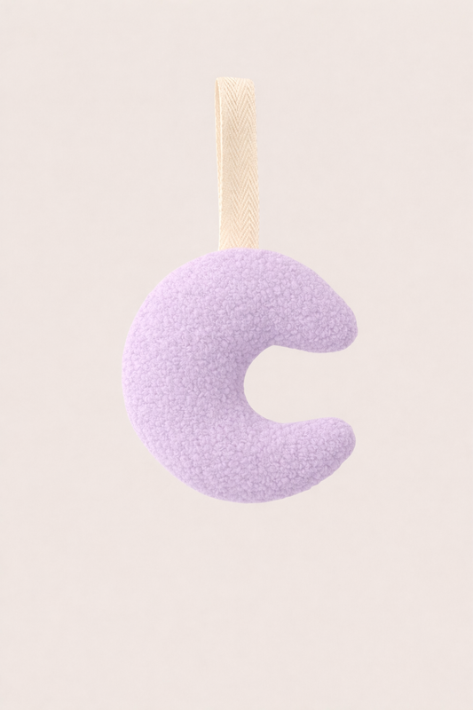 Moon Speenkoord Hanger - Teddy Moon Lilac