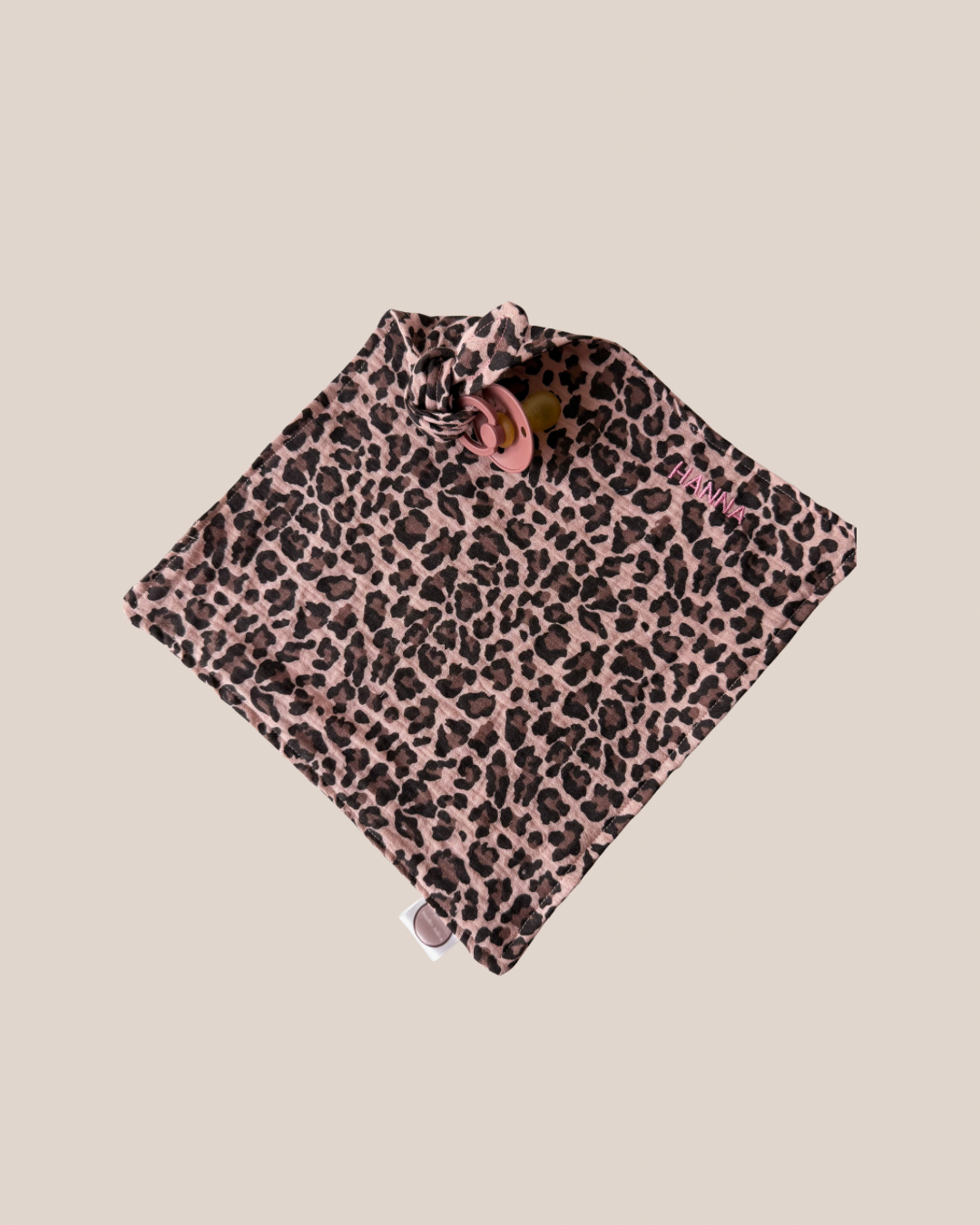 Speendoekje Hydrofiel  - Leopard Bruin - Studio Joliva