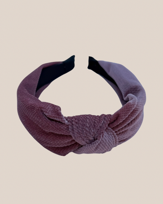 Haarband - Velvet Oudroze - Studio Joliva