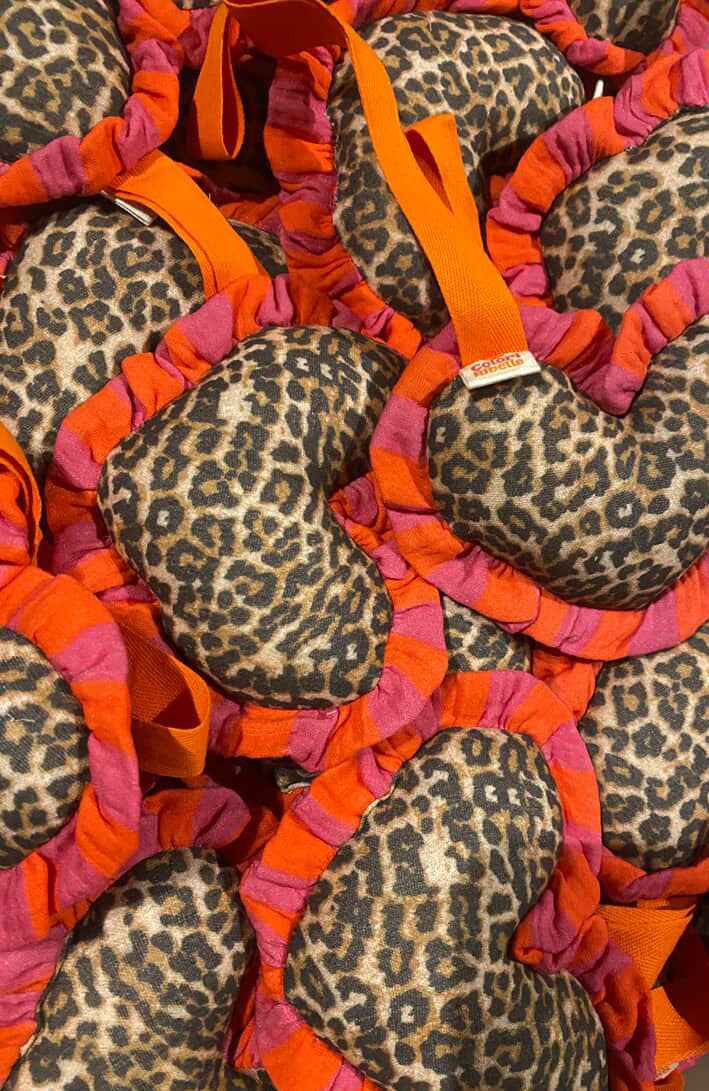 Speendoek - Leopard Hart