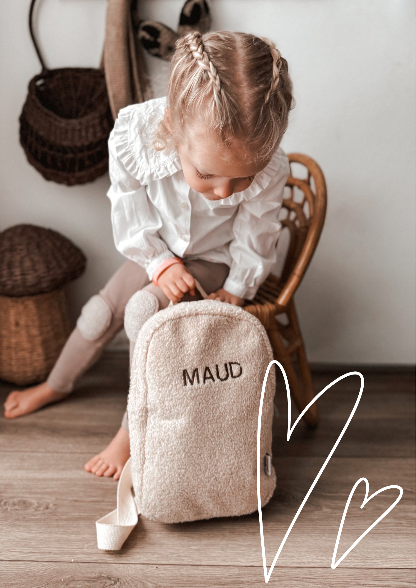 Teddy rugzak met naam - Studio Joliva 