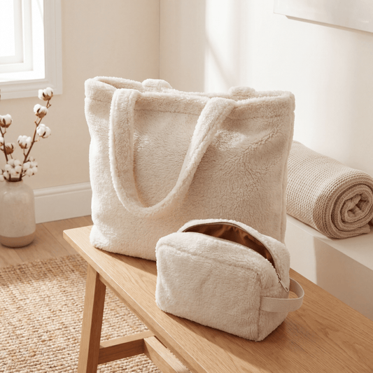 Mombag - Creme Teddy