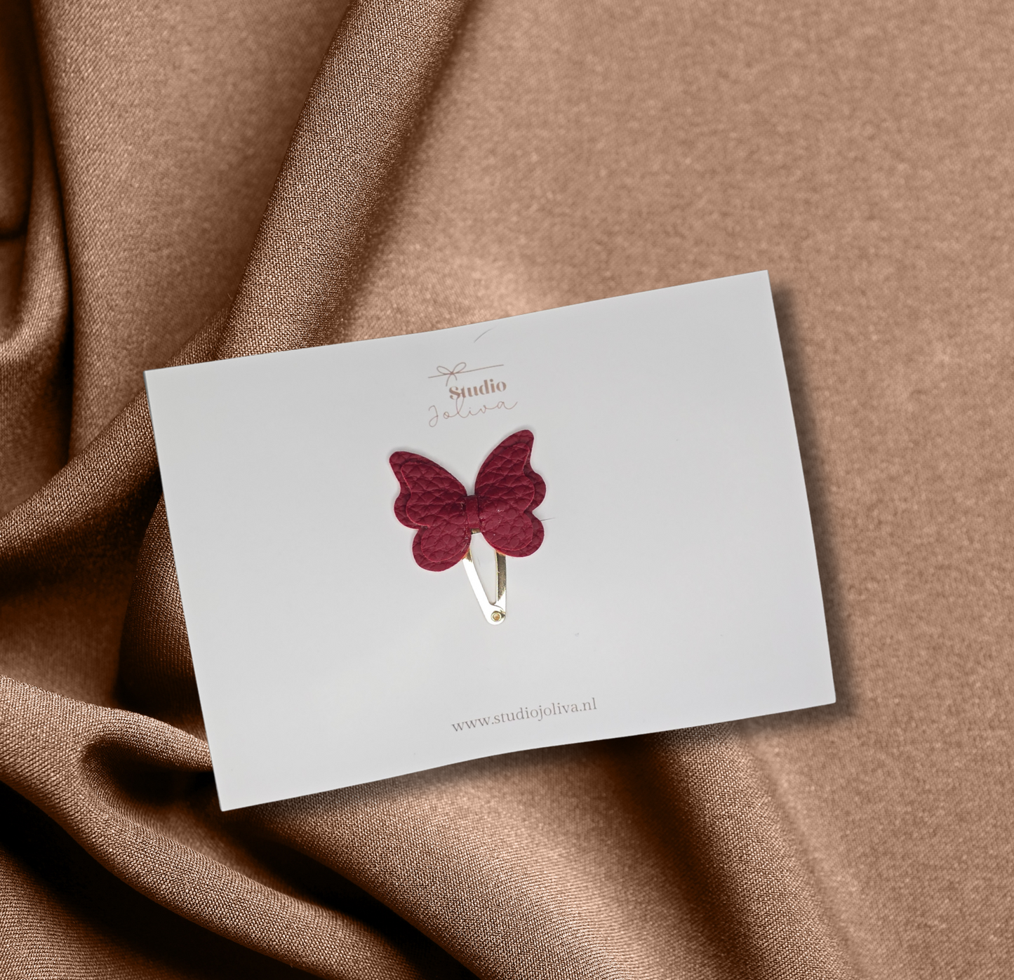 Haarspeldje - Butterfly Love Rood