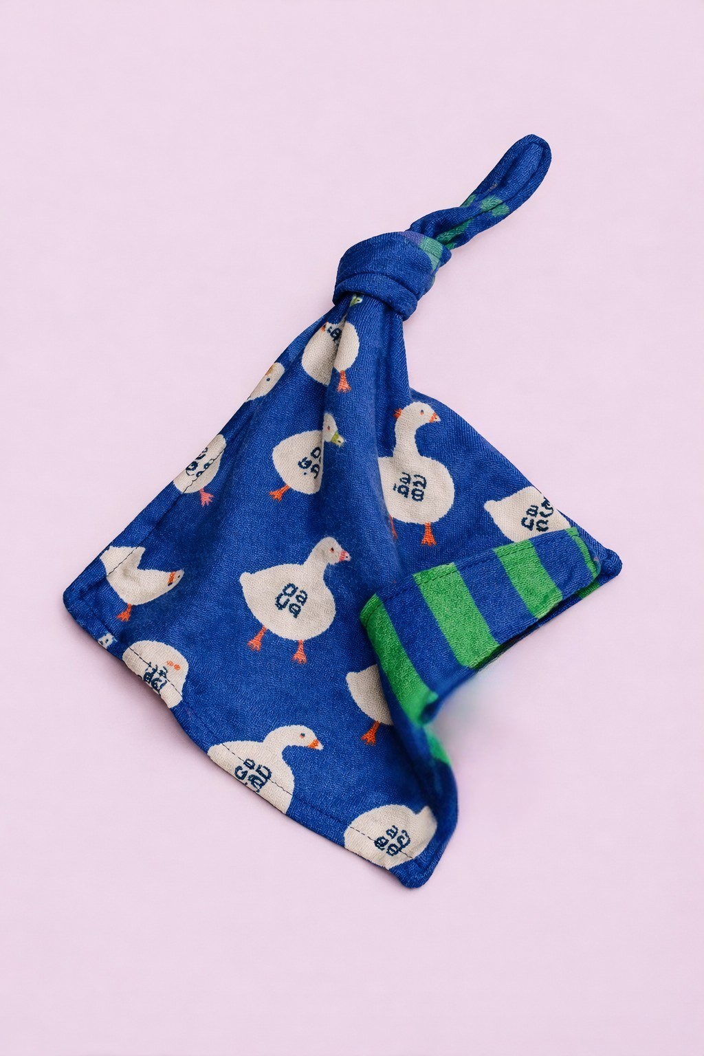 Speendoekje French Terry - Blauw/Groen & Ganzen